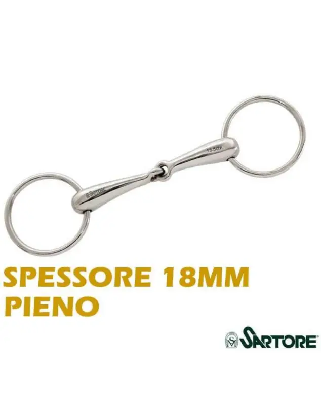 Vendita Finale FILETTO ANELLI INOX PIENO DA 18MM.