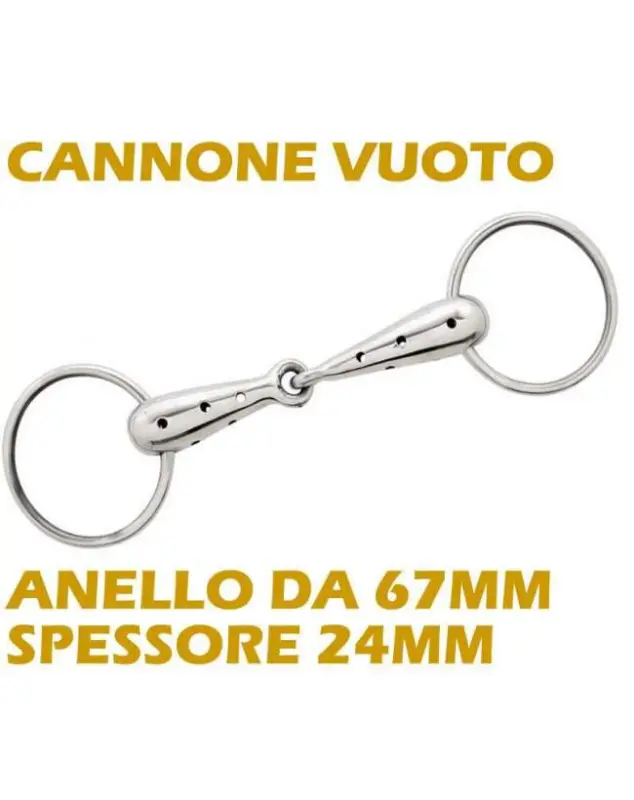 FILETTO INOX AD ANELLI CON FORI SUL CANNONE Sconto