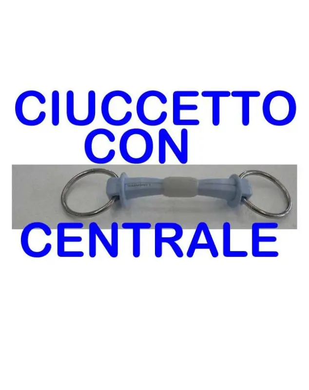 Offerta Speciale FILETTO AD ANELLI HARMONY CIUCCETTO CON CENTRALE