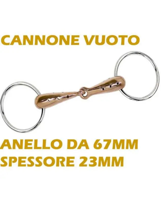 Prezzo Scontato FILETTO PER CAVALLI IN RAME FORATO