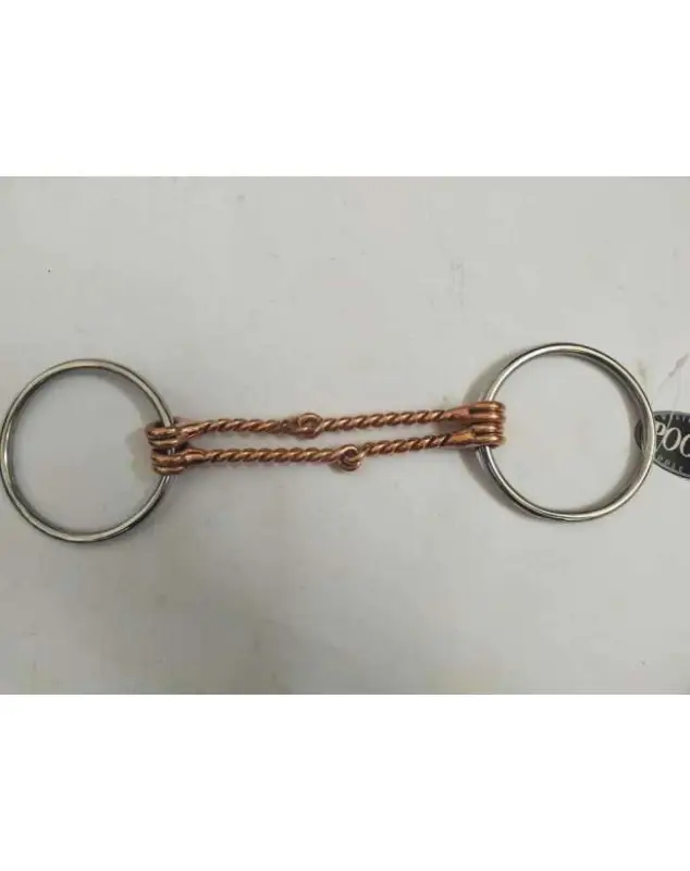 Di Tendenza FILETTO WESTERN TORCIGLIONE DOPPIO IN RAME