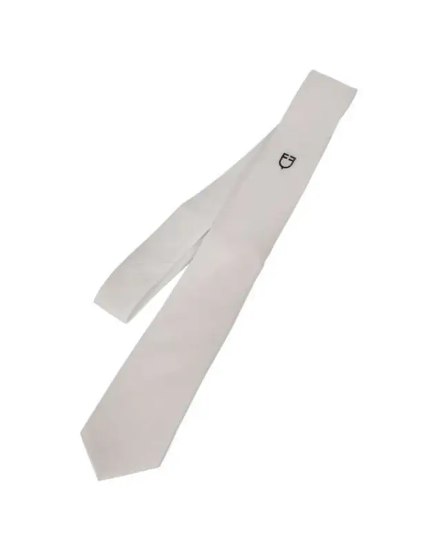 Offerta Speciale CRAVATTA EQUESTRO TESSUTO TECNICO BIANCO