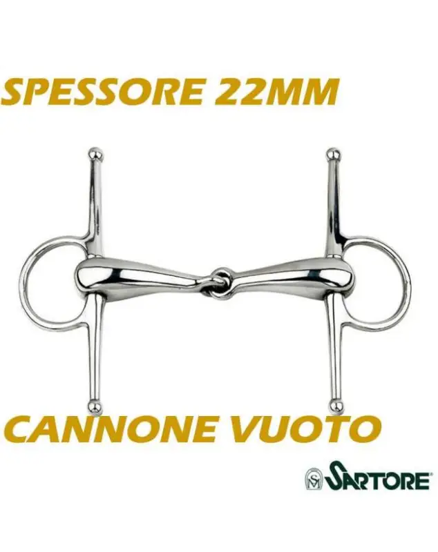 FILETTO PER CAVALLO AD ASTE VUOTO GROSSO Non Perdere