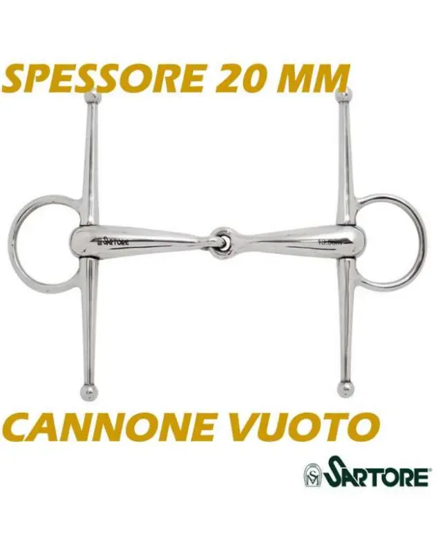 Prezzo Di Fabbrica FILETTO PER CAVALLO AD ASTE VUOTO DA 20MM.