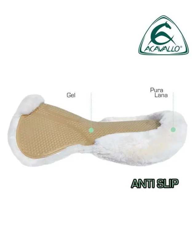 Subito Disponibile SOTTOSELLA GEL ACAVALLO CON PELLICCIA SINTETICA