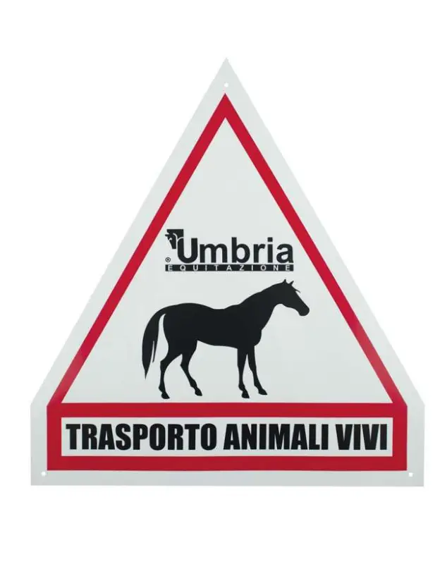 Esclusivo CARTELLO TRASPORTO CAVALLI