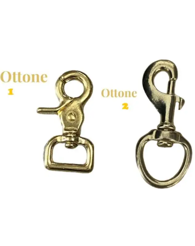 Sconto MOSCHETTONI IN OTTONE LUCIDO