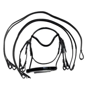 BRIGLIA DRESSAGE CON RIPORTI BIANCHI Offerta Speciale