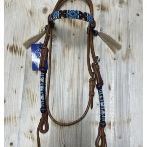 TESTIERA WESTERN POOL'S CON PERLE NAVAJO Quantità Limitata