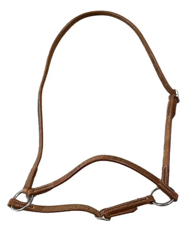 Novità CHIUDIBOCCA WESTERN IN CUOIO CON ANELLI LATERALI
