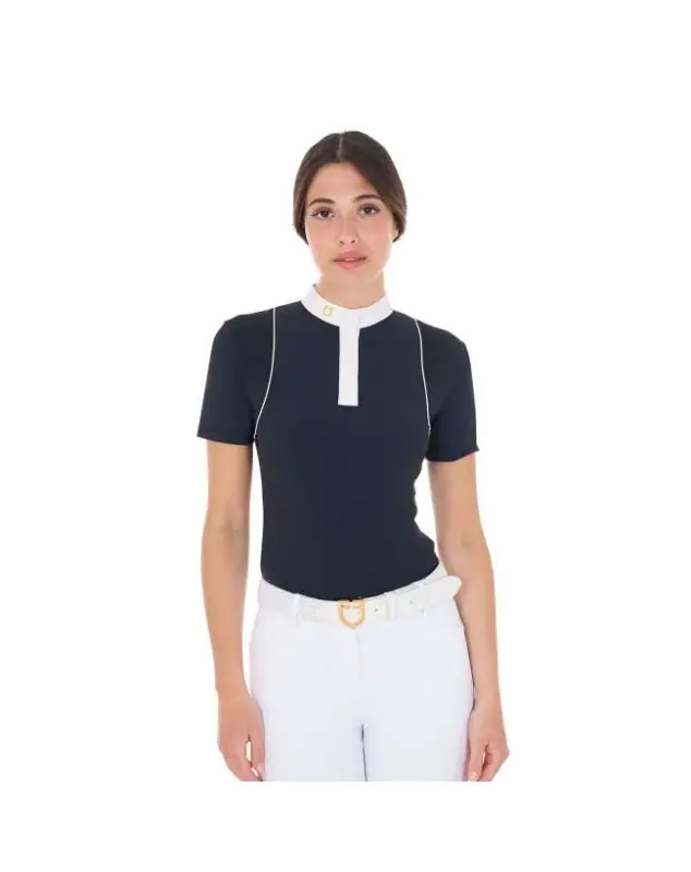 POLO EQUESTRO DONNA COMPETITION BOTTON Nuova Collezione