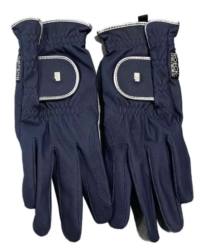 Compra Oggi Stesso GUANTI ROECKL GRIP BLU BORDO ARGENTO