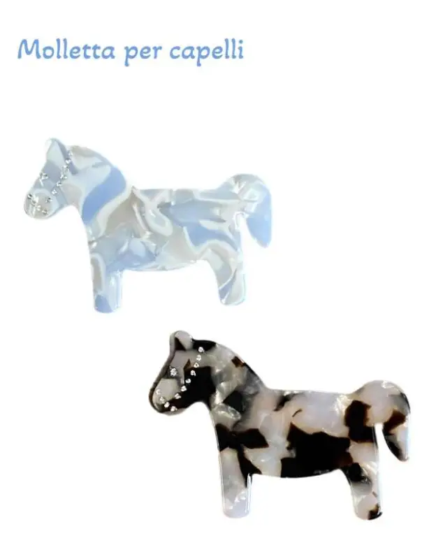 MOLLETTA PER CAPELLI DISTINTO FORMA CAVALLO Solo Oggi