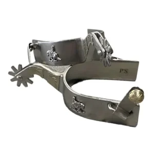 Offerta Speciale SPERONI WESTERN POOL'S ACCIAIO CON FIGURA REINING