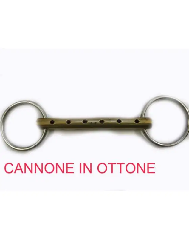 Novità FILETTO AD ANELLI CANNONE IN OTTONE