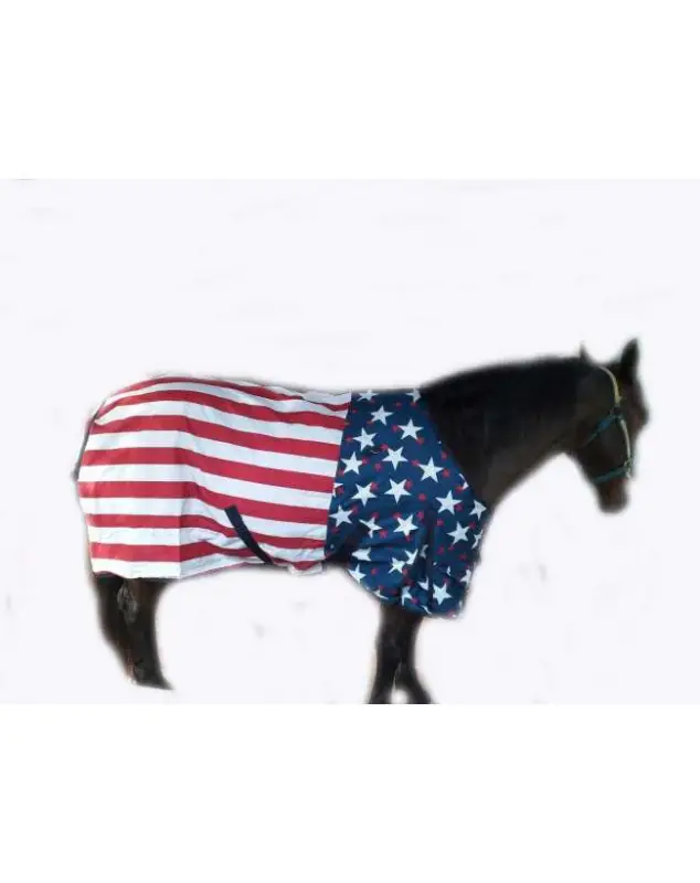 COPERTA IMPERMEABILE IMBOTTITA COLORI BANDIERA AMERICANA Popolare