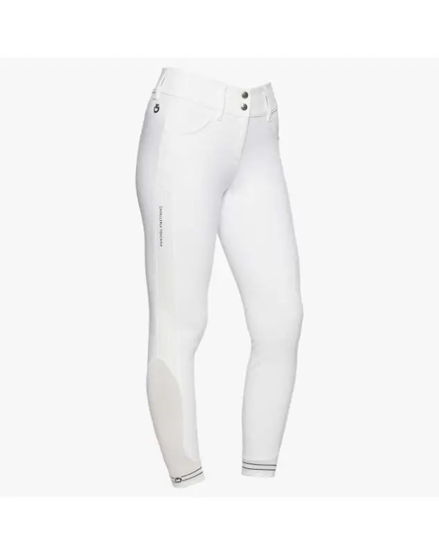 PANTALONE DONNA CAVALLERIA TOSCANA BANDE LOGATE Pagamento Sicuro