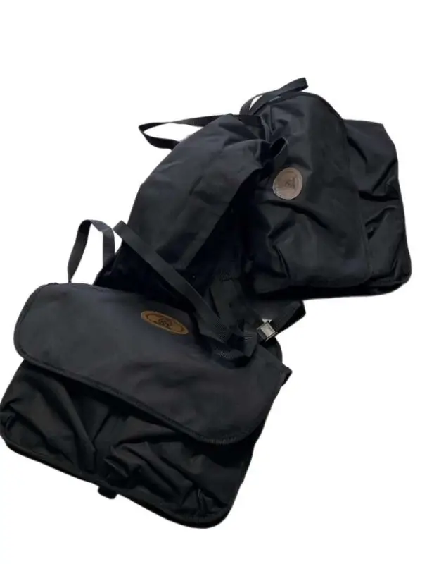 BISACCIA POSTERIORE IN NYLON TRE TASCHE Bestseller