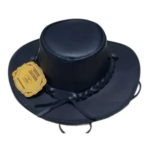 Must-Have CAPPELLO WESTERN BULLHIDE IN PELLE NERA
