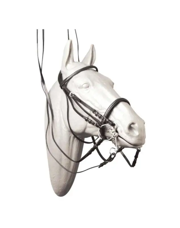 BRIGLIA DA DRESSAGE ECONOMICA CUOIO Offerta Del Giorno