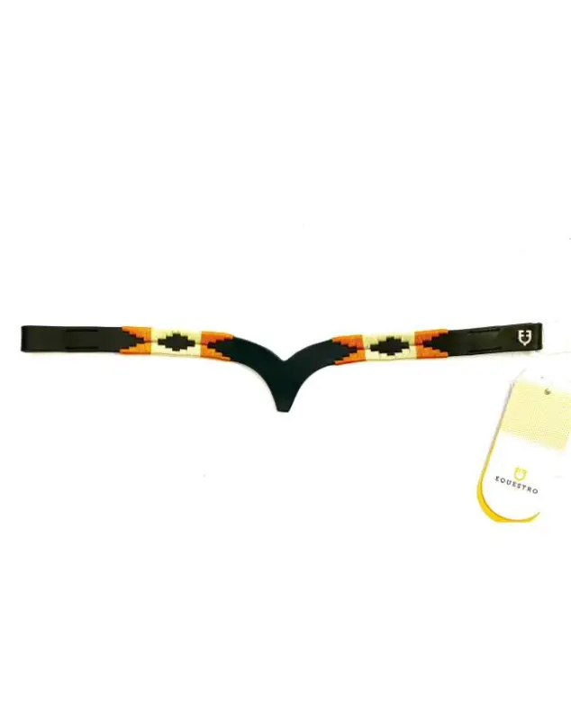FRONTALINO EQUESTRO CON DECORAZIONI NAVAJO Offerta Del Giorno