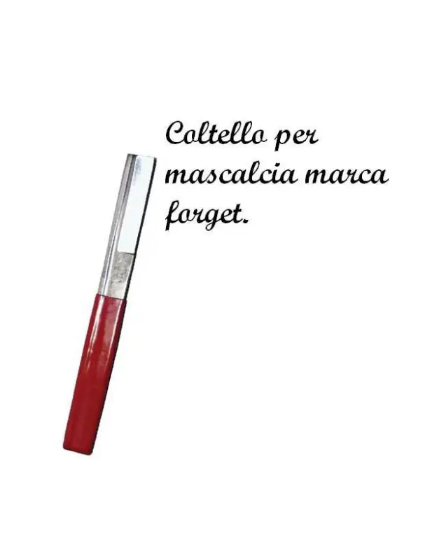 Subito Disponibile COLTELLACCIO PER MASCALCIA CON MANICO PLASTIFICATO ANTISCIVOLO
