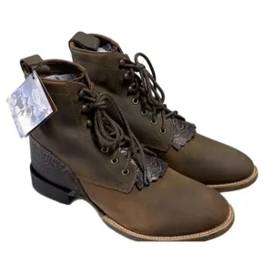 Compra Adesso STIVALETTI WESTERN IN PELLE OLD WEST