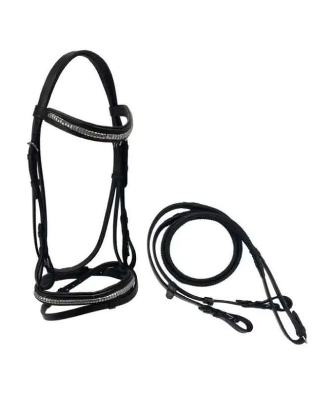 BRIGLIA INGLESE IN CUOIO CLINCHER ARGENTO Compra Adesso