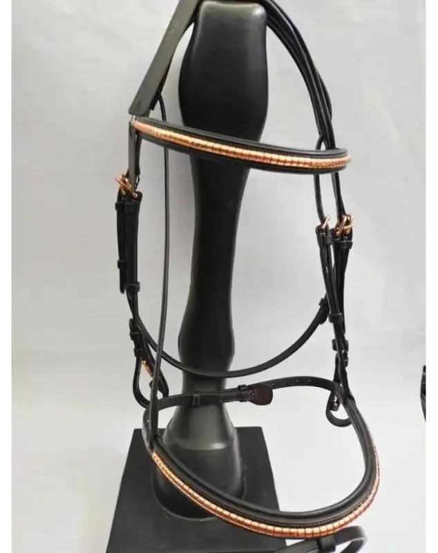 Prezzo Di Fabbrica BRIGLIA EQUESTRO CON RIPORTI ROSE/GOLD RAMATI
