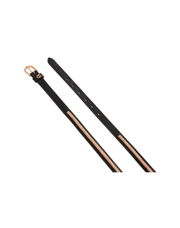 CINTURA EQUESTRO IN CUOIO CLINCHER ROSE/GOLD Compra Oggi Stesso