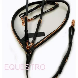 Compra Adesso PETTORALE EQUESTRO CLINCHER ROSE/GOLD