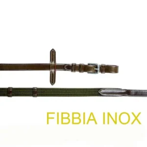 Ultima Occasione REDINI IN TELA E CUOIO EQUESTRO FIBBIE OTTONE