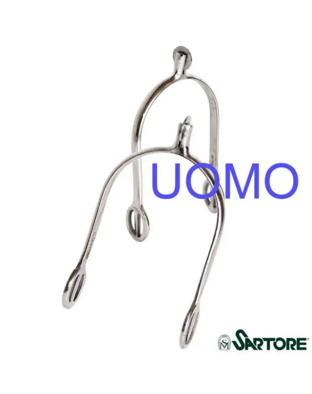 Prezzo Conveniente SPERONI INGLESI A ROTELLA LISCIA INOX 15MM.