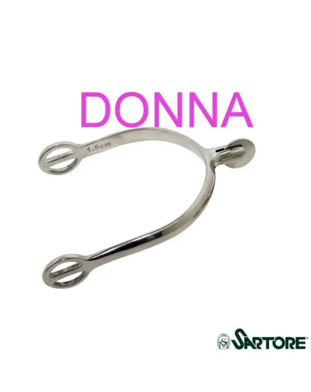 SPERONI INGLESI A ROTELLA LISCIA INOX 15MM. Acquista Ora