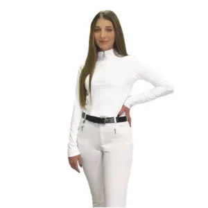 Professionale POLO DONNA EQUITAZIONE SARTORE MANICA LUNGA