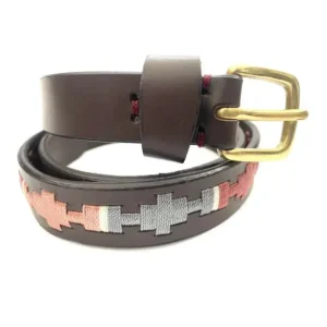CINTURA IN CUOIO REVERSO LAVORAZIONI NYLON Novità