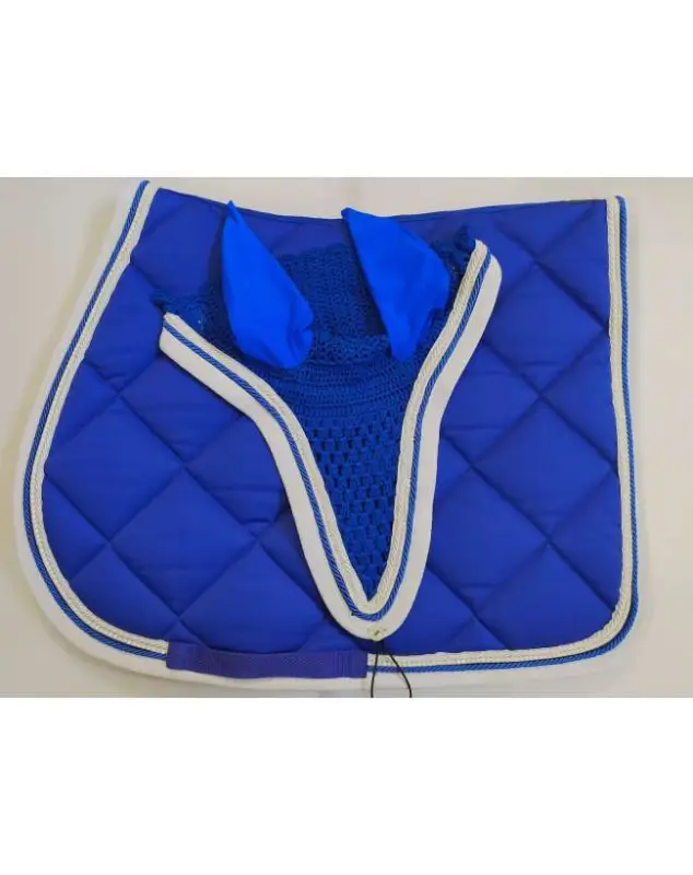 SOTTOSELLA E CUFFIA LUNGA AZZURRO CON STRASS Nuovo Arrivo