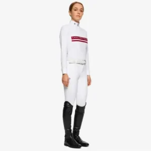Miglior Prezzo POLO BAMBINA CAVALLERIA TOSCANA FLOCKED STRIPE