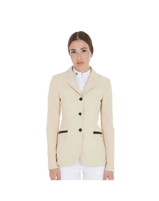 GIACCA EQUESTRO DONNA TRE BOTTONI BEIGE Must-Have