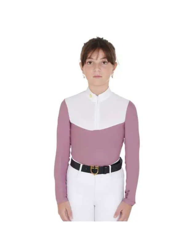 Quantità Limitata POLO EQUESTRO MANICA LUNGA BAMBINA