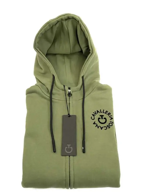FELPA DONNA CAVALLERIA TOSCANA CON ZIP Offerta Speciale