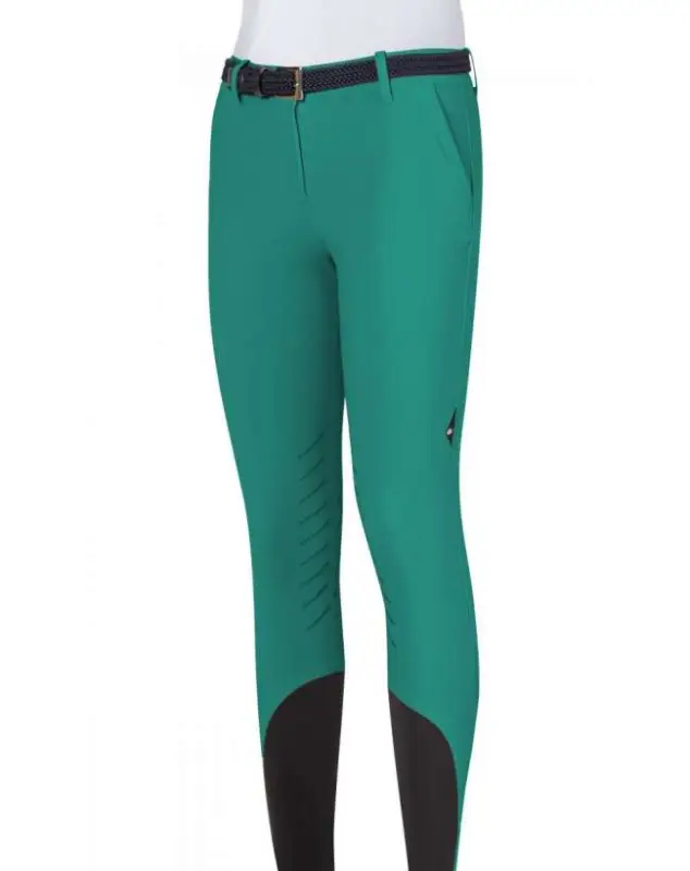 Compra Online PANTALONE EQUILINE DONNA GRIP VERDE E BEIGE
