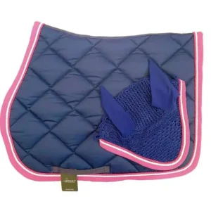 Bestseller SOTTOSELLA E CUFFIA BLU BORDO FUXIA