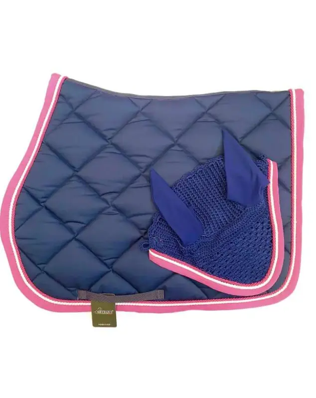 Bestseller SOTTOSELLA E CUFFIA BLU BORDO FUXIA
