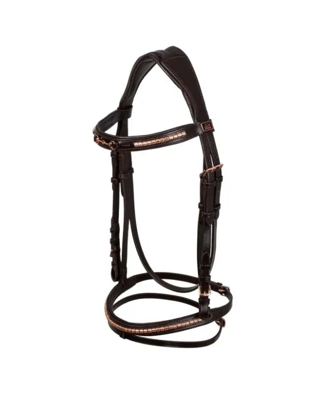 Compra Adesso TESTIERA INGLESE SUPREME CLINCHER E FILETTO ROSEGOLD