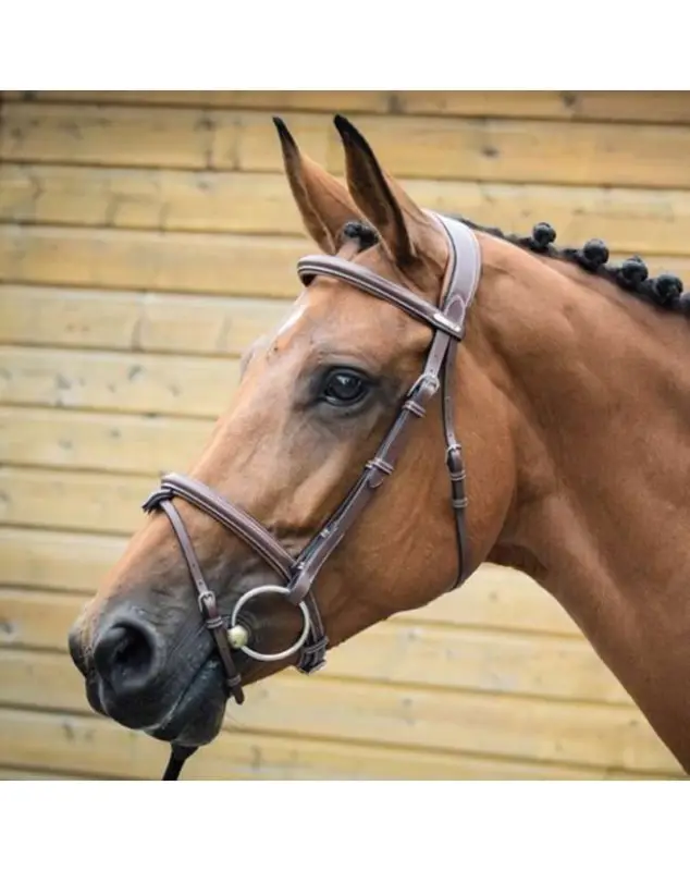 A Buon Prezzo TESTIERA JUMP-IN BRIDON LONDON CON REDINI IN GOMMA