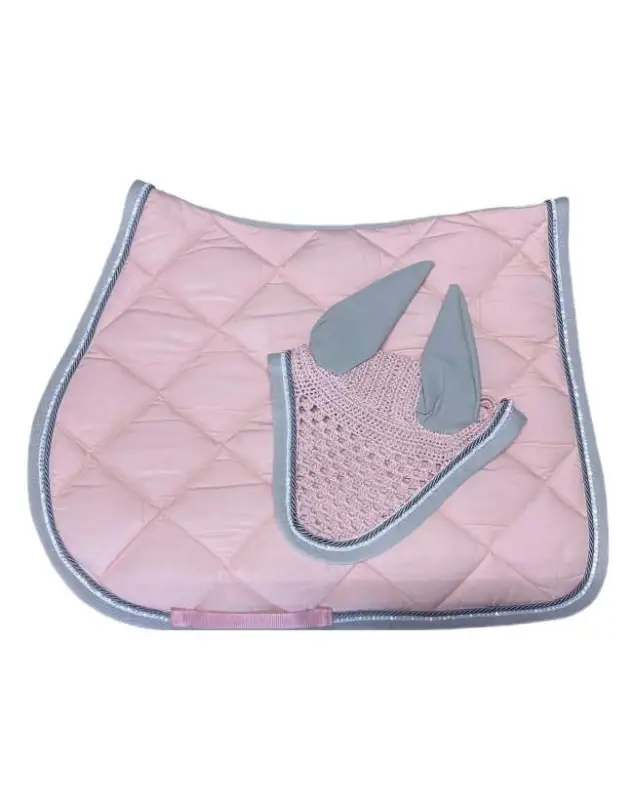 COMPLETO SOTTOSELLA E CUFFIA ROSA CON BRILLANTINI Offerta Del Giorno
