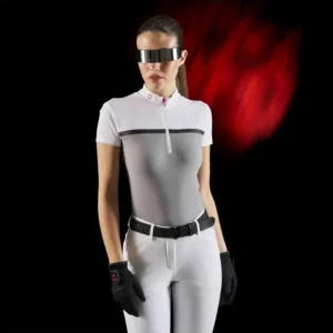 Compra Online POLO DONNA EQUESTRO RIDERTECHNOLOGY TESSUTO TRAFORATO