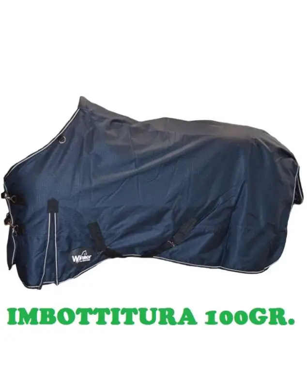 COPERTA DA PADDOCK CON IMBOTTITURA DA 100GR. Consegna Rapida