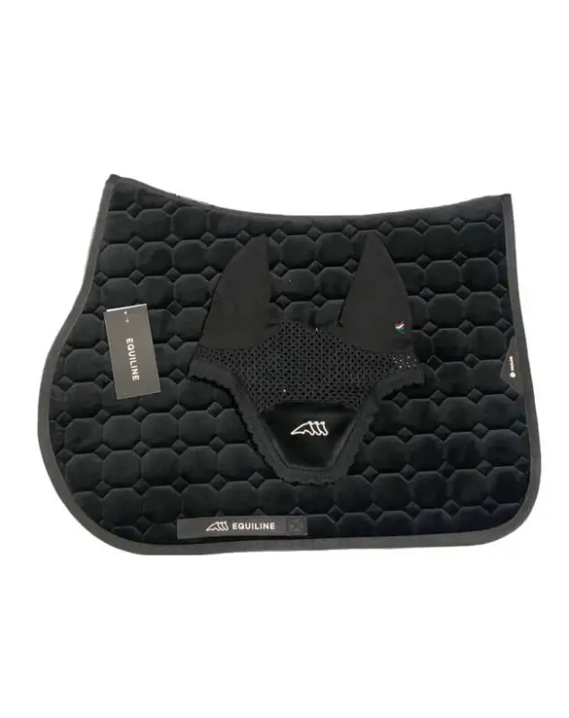 Offerta Speciale SOTTOSELLA E CUFFIA EQUILINE IN VELLUTO